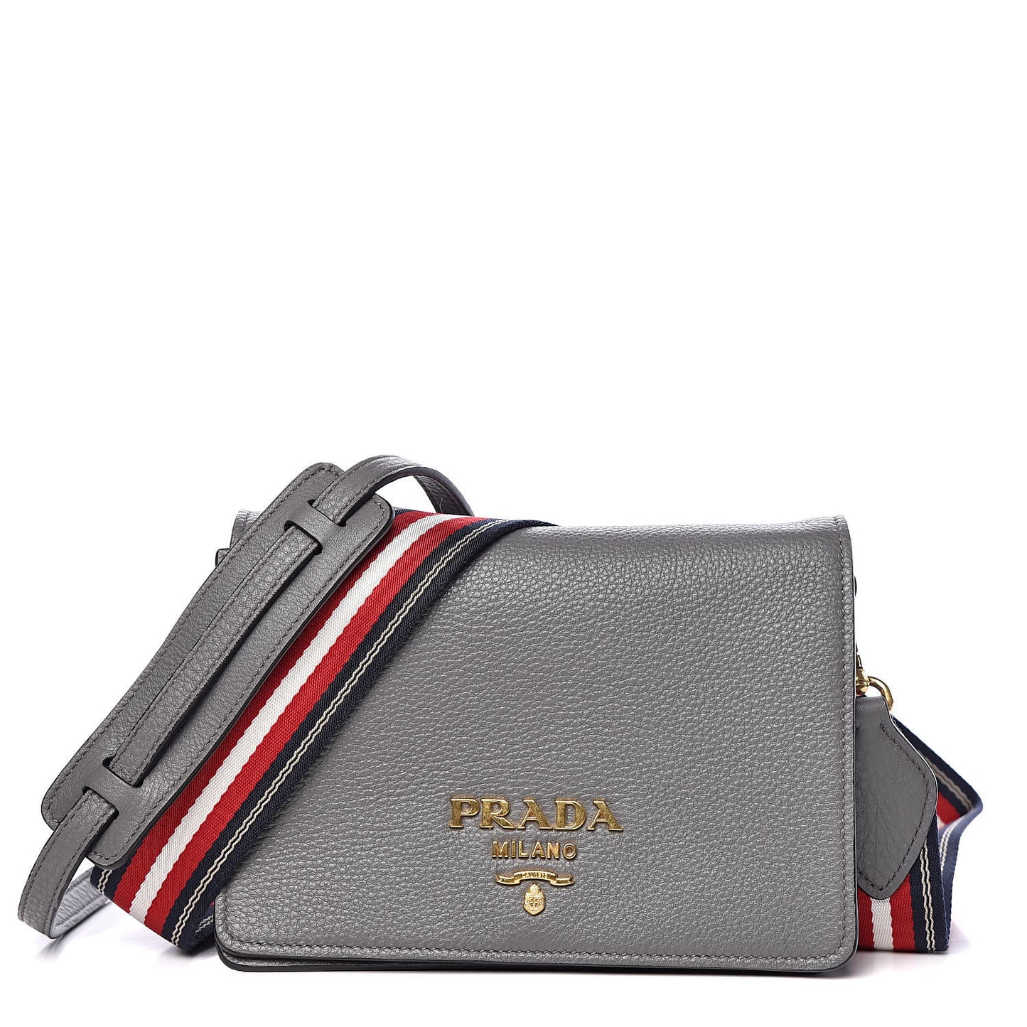Vitello Daino Crossbody Flap Marmo