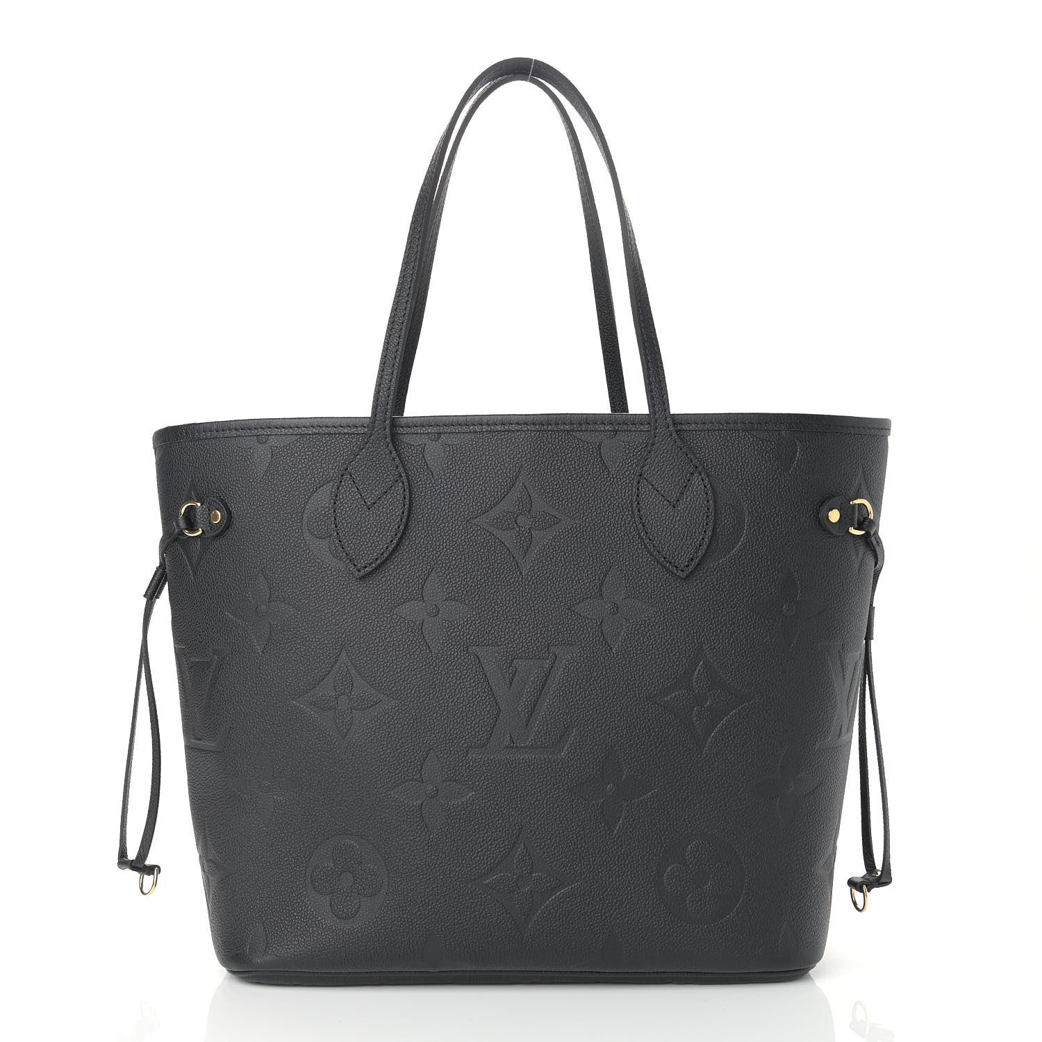 Louis Vuitton Empreinte Monogram Giant Neverfull MM Black 3 of 10