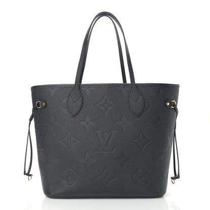 Louis Vuitton Empreinte Monogram Giant Neverfull MM Black 3 of 10