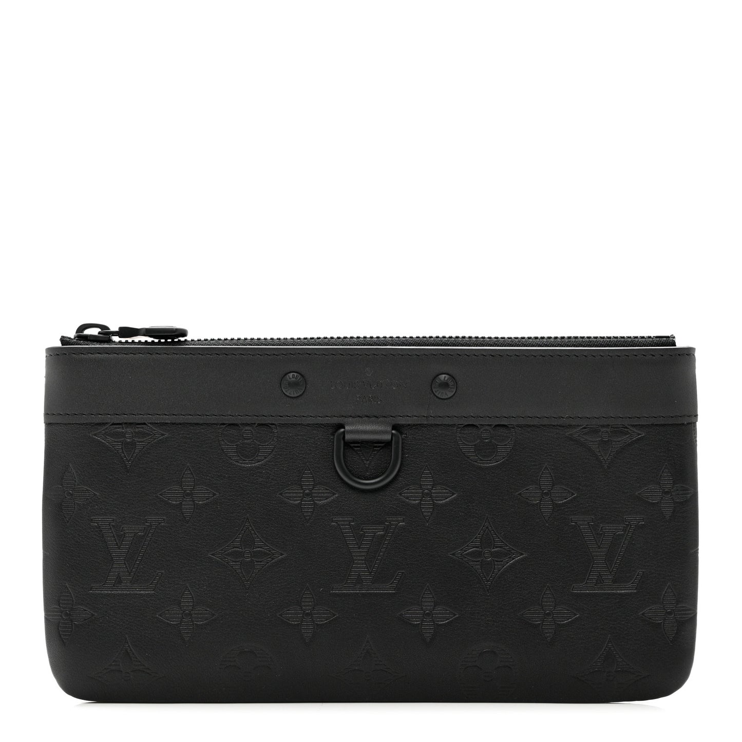 Calfskin Monogram Shadow Discovery Pochette PM Black