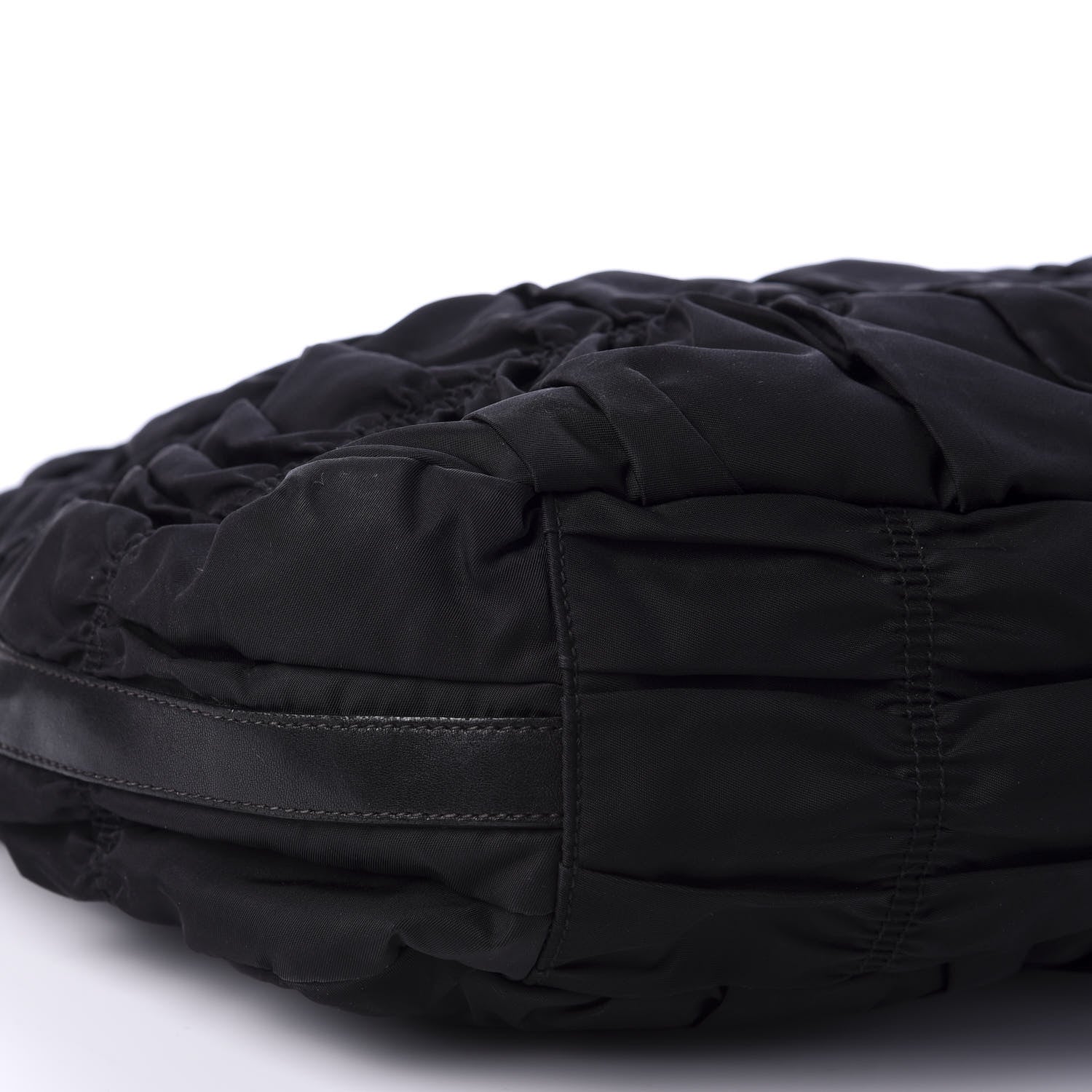 Prada Tessuto Nylon Gaufre Hobo Black 6 of 11