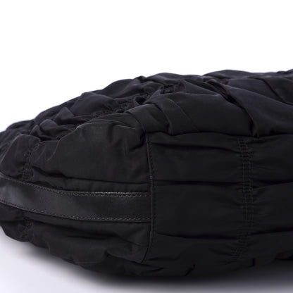 Prada Tessuto Nylon Gaufre Hobo Black 6 of 11