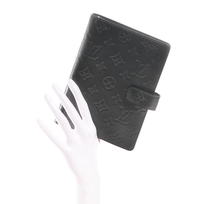 Louis Vuitton Mat Monogram Medium Ring Agenda Cover Black 2 of 7