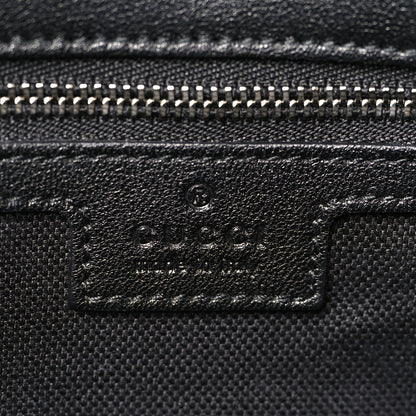 Gucci Sakai Be Green Calfskin Diagonal Stitched Medium Blondie Tote Black 6 of 11