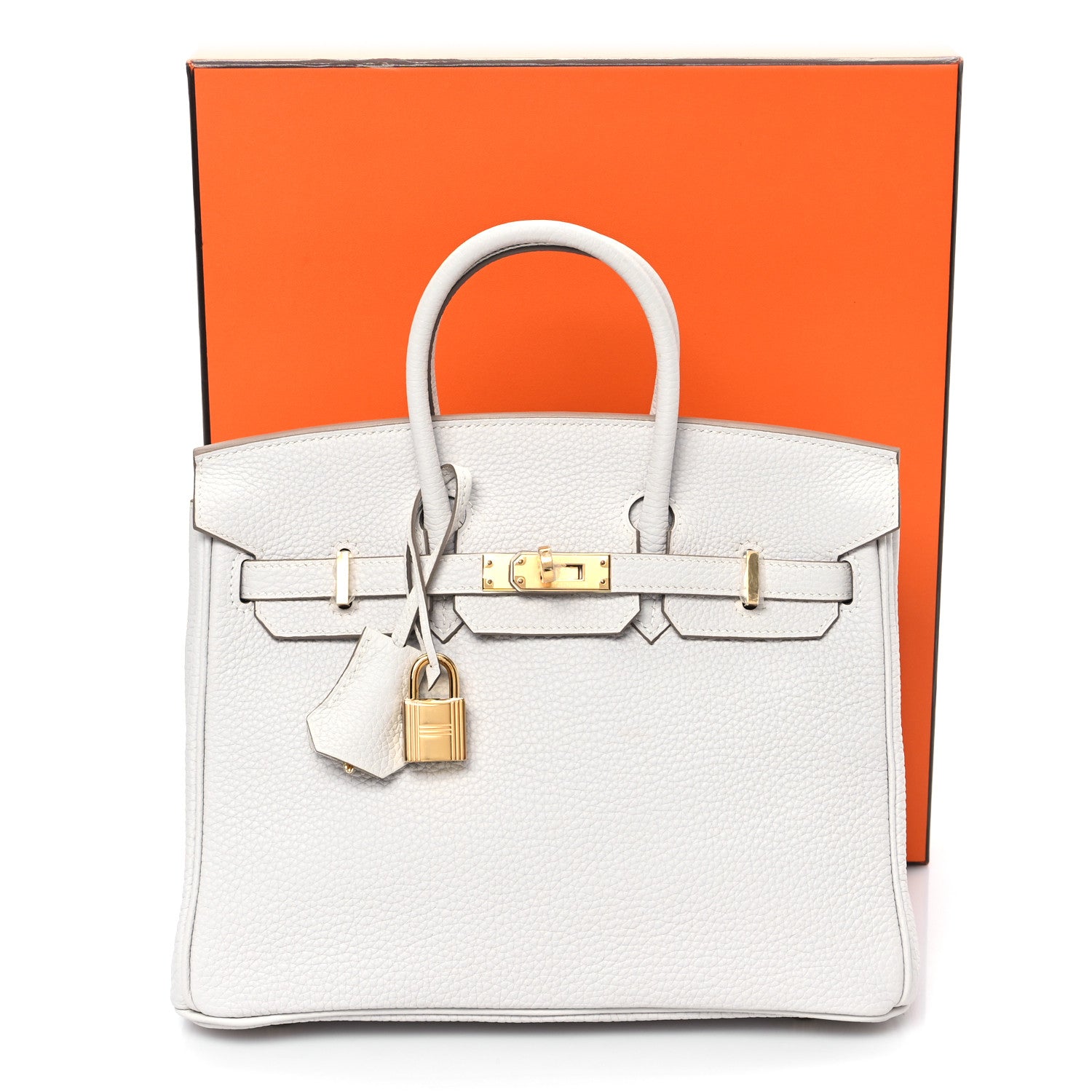 Hermes Togo Birkin 25 Gris Pale 11 of 11
