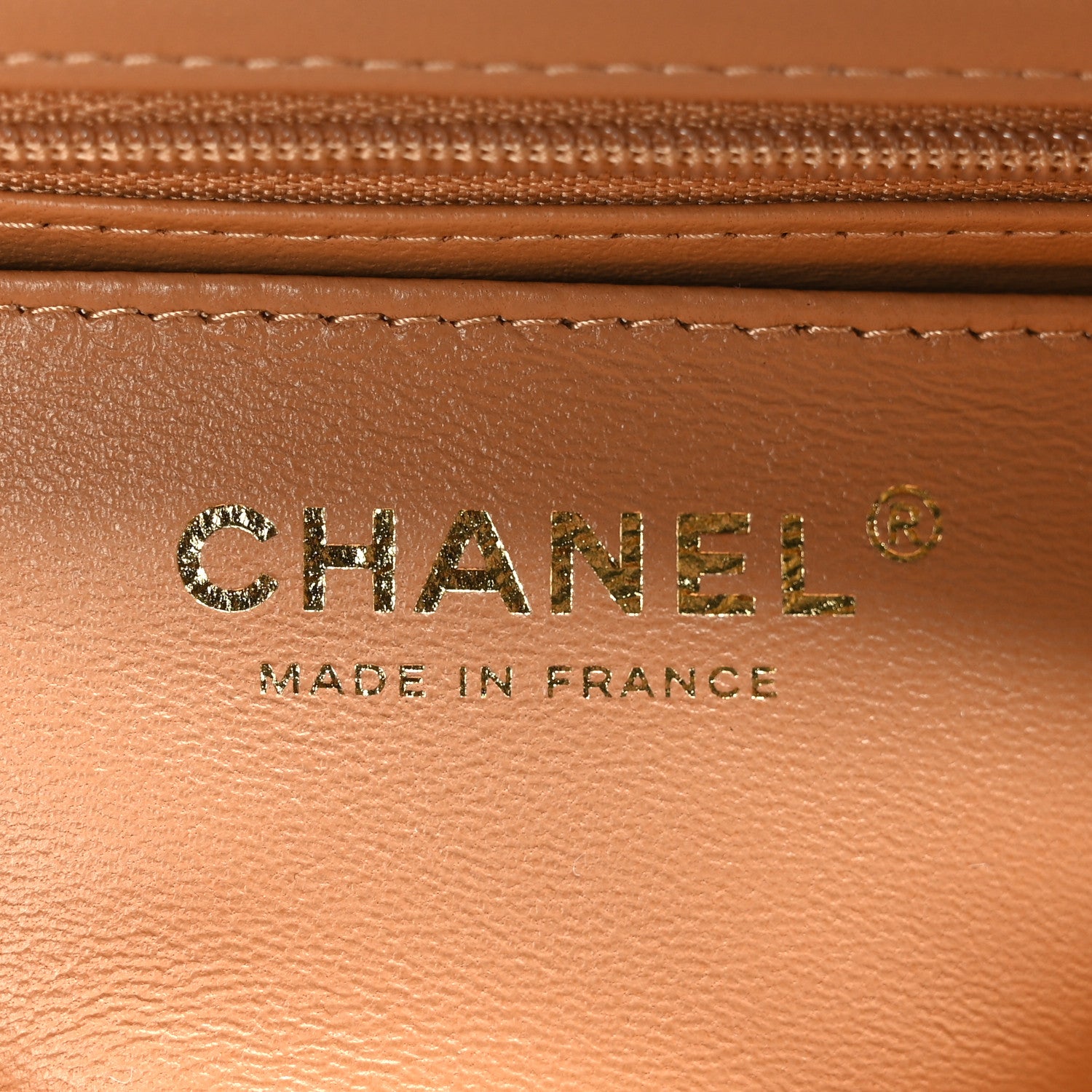 Chanel Lambskin Quilted Bi-Color Mini Top Handle Rectangular Flap Ecru Dark Beige 7 of 10