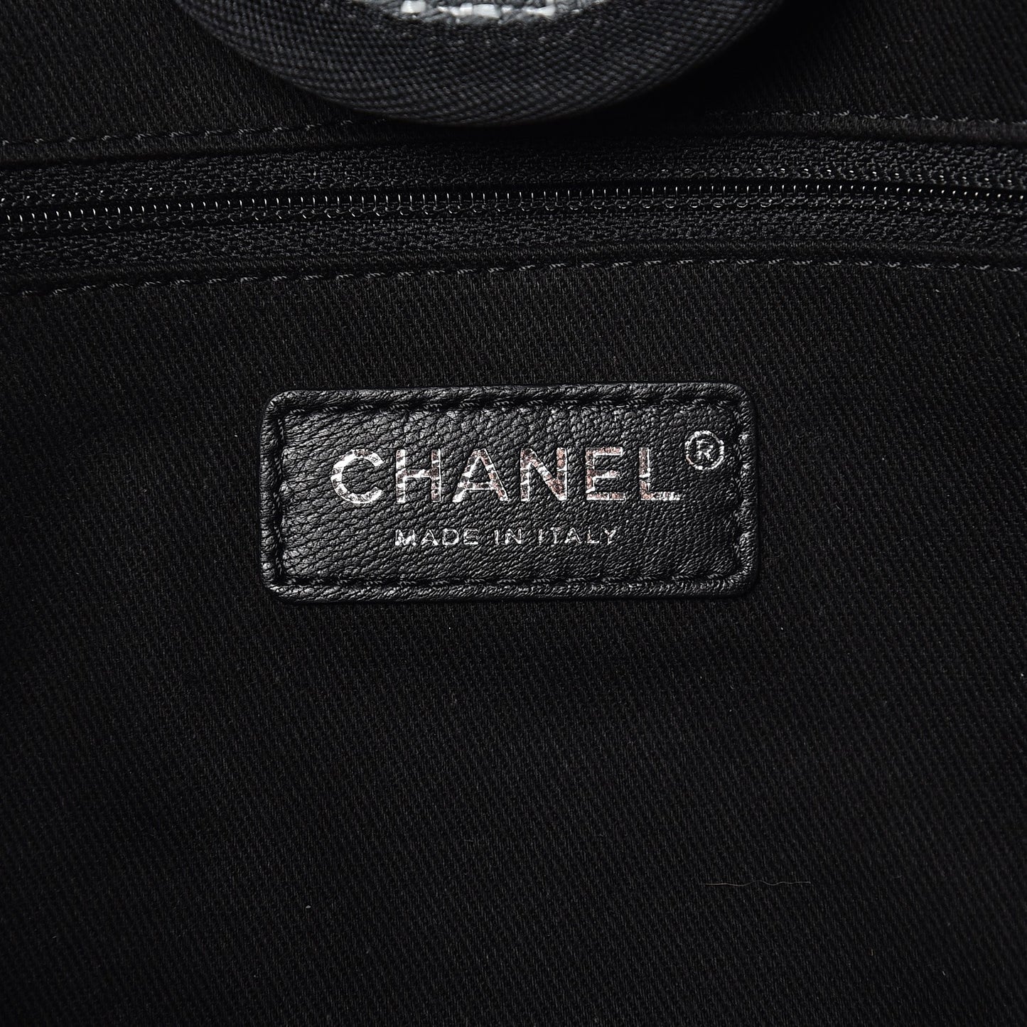 Canvas Large Deauville Tote Charcoal