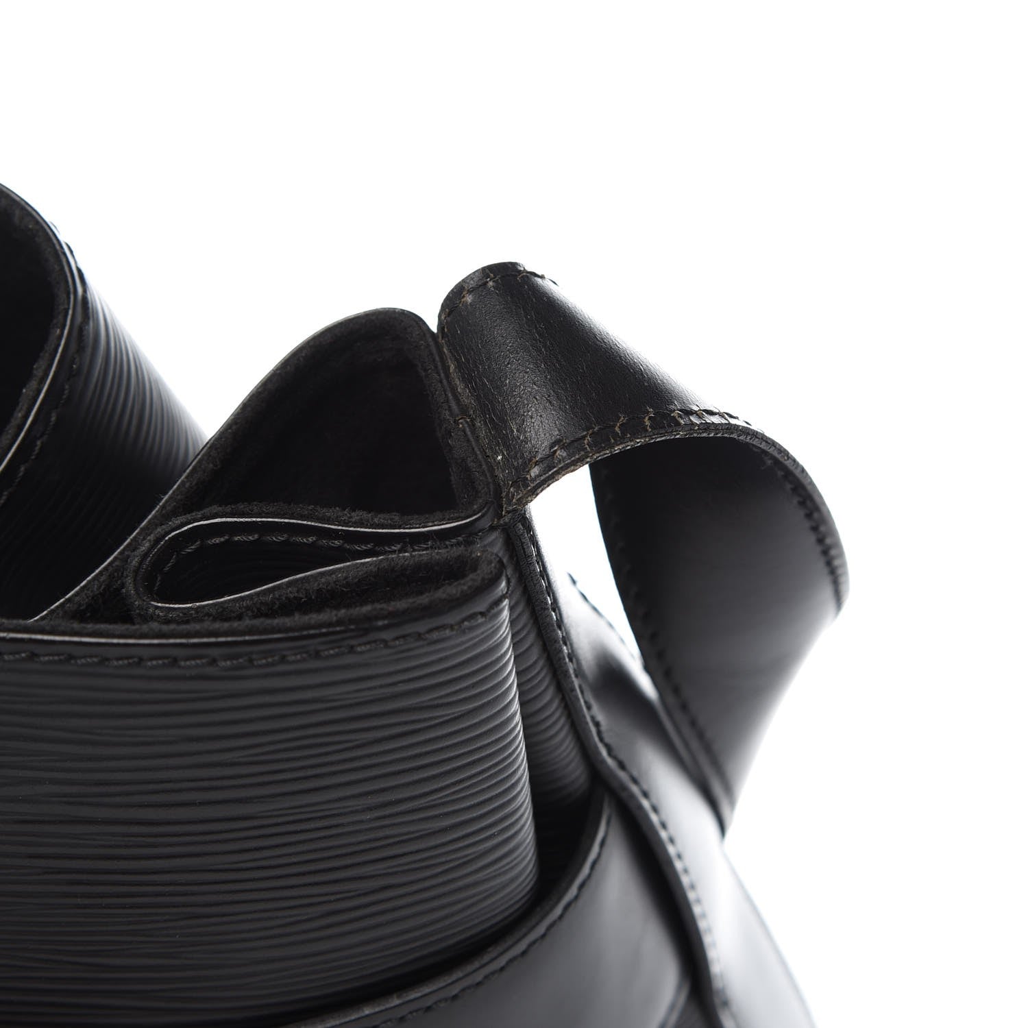 Louis Vuitton Epi Sac D'Epaule Black 7 of 12