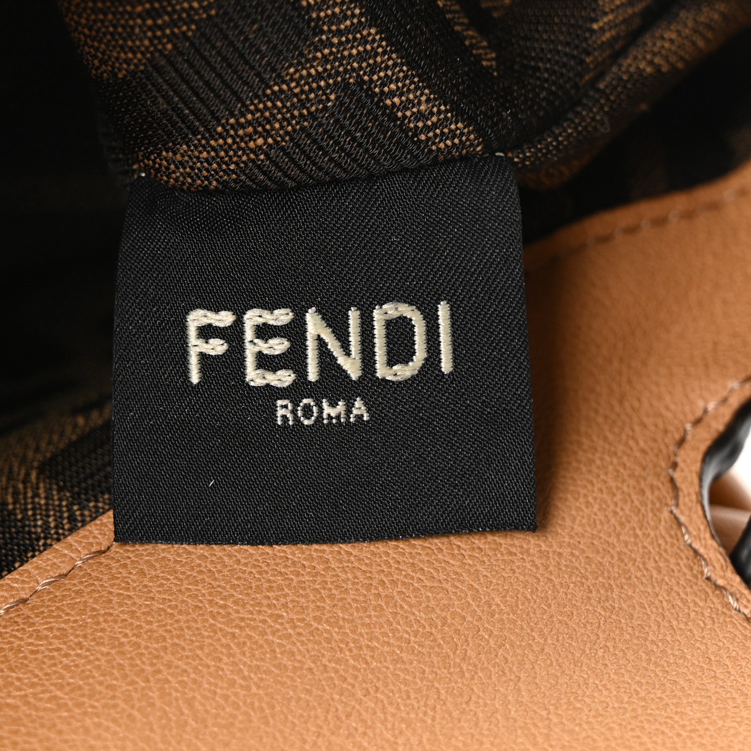 Fendi Calfskin Mini Spy Dark Honey 6 of 10