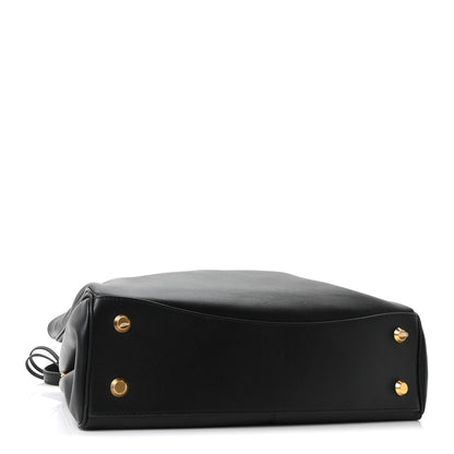 Balenciaga Natural Smooth Calfskin Medium Rodeo Top Handle Handbag Black 4 of 9