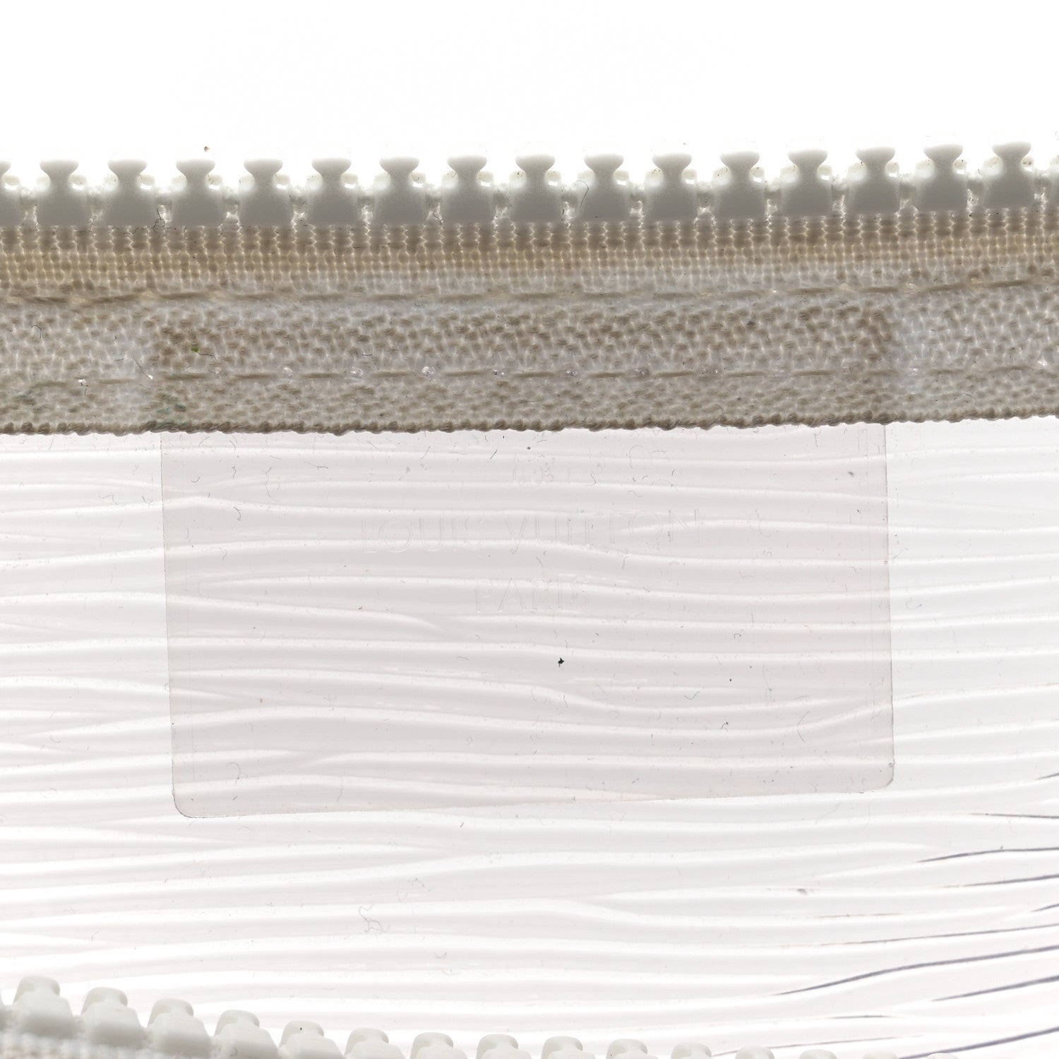 Louis Vuitton PVC Epi Embossed Wavy Keepall Bandouliere 50 White 5 of 16