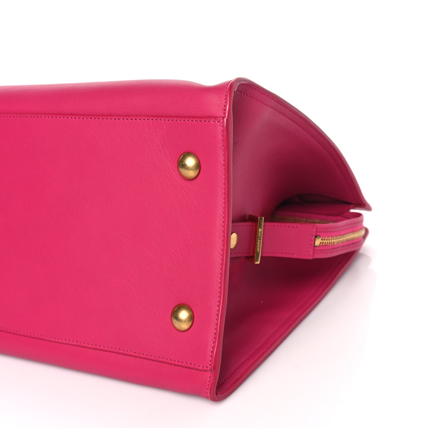 Saint Laurent Calfskin Medium Classic Y Cabas Fuchsia 8 of 8