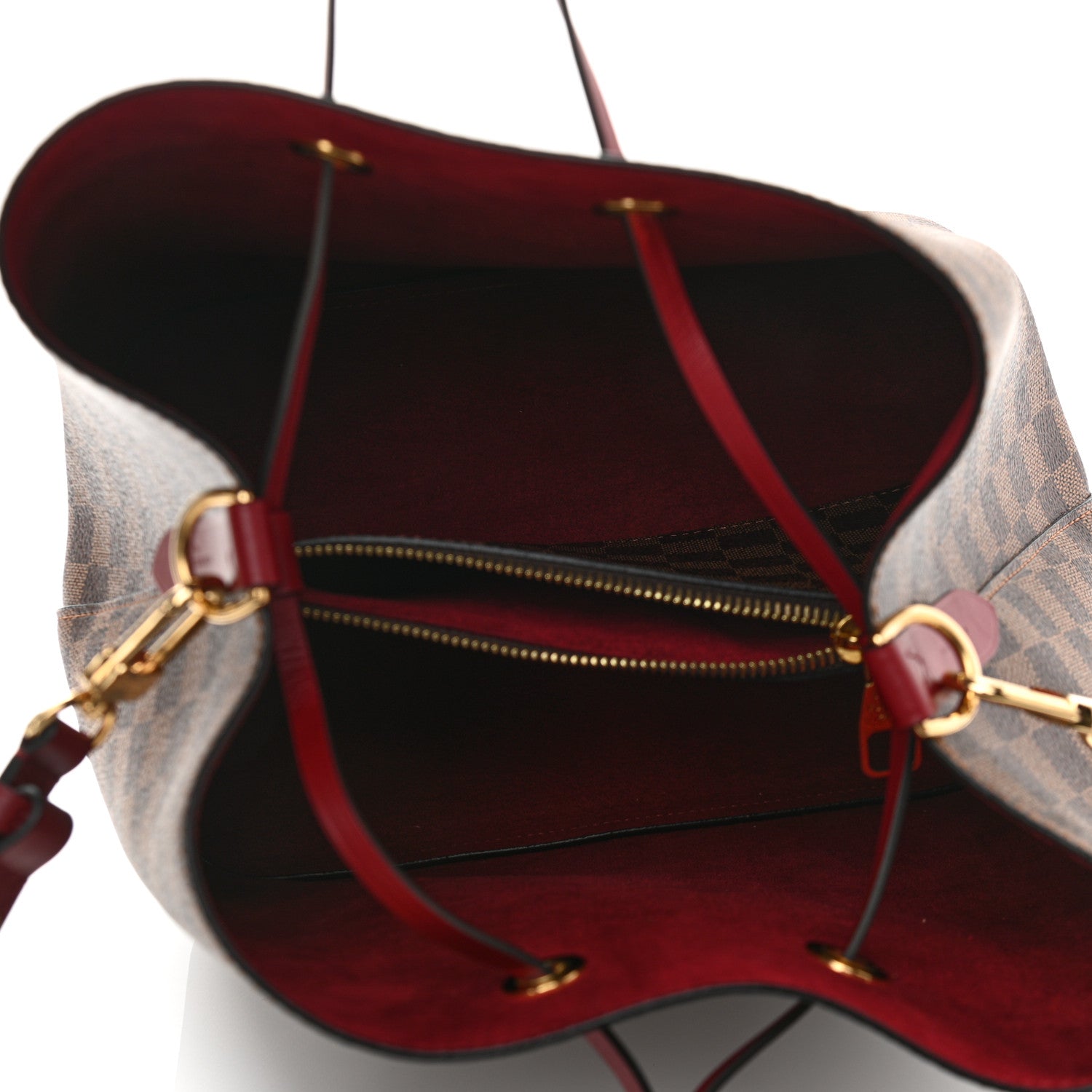 Louis Vuitton Damier Ebene Neonoe MM Cherry Berry 5 of 10