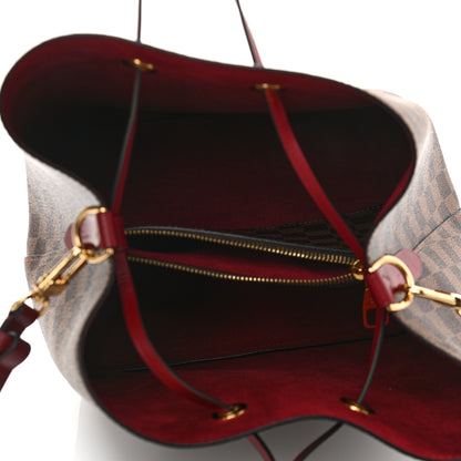 Louis Vuitton Damier Ebene Neonoe MM Cherry Berry 5 of 10