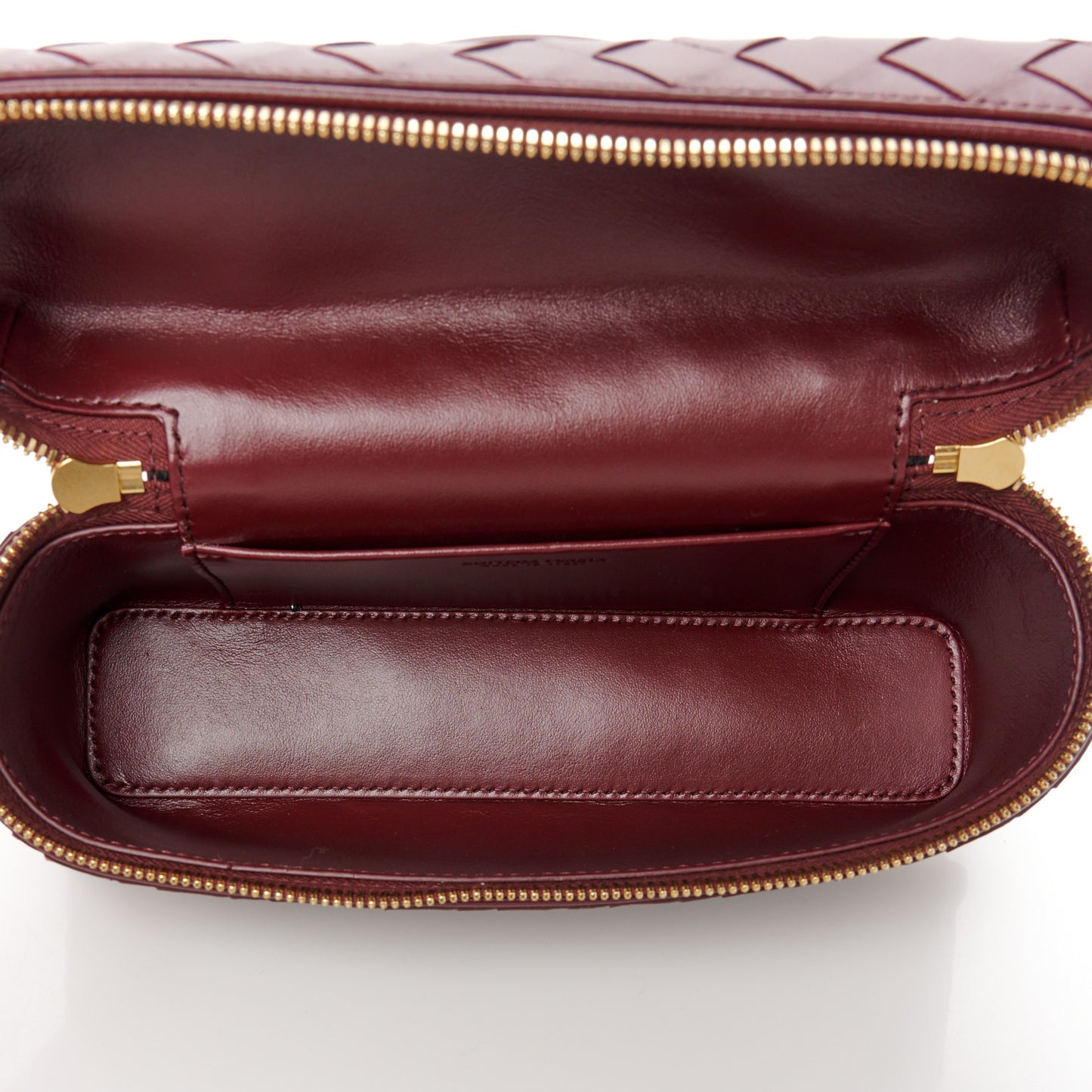 Nappa Intrecciato Bang Bang Vanity Case Barolo