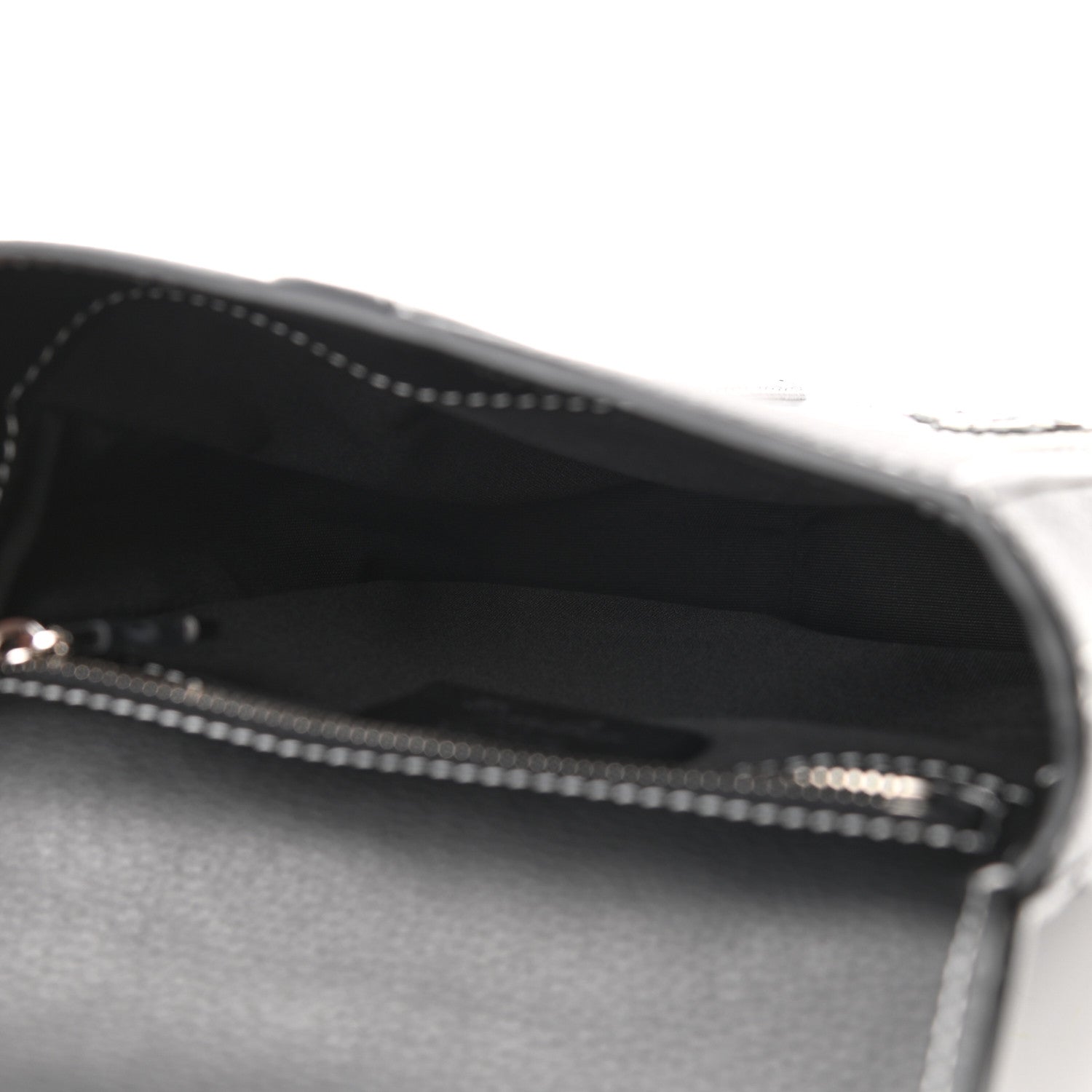 Christian Dior X SHAWN STUSSY Grained Calfskin Saddle Messenger Bag Black 5 of 11