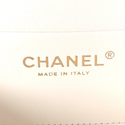 Chanel Caviar Quilted Mini Top Handle Flap White 6 of 12