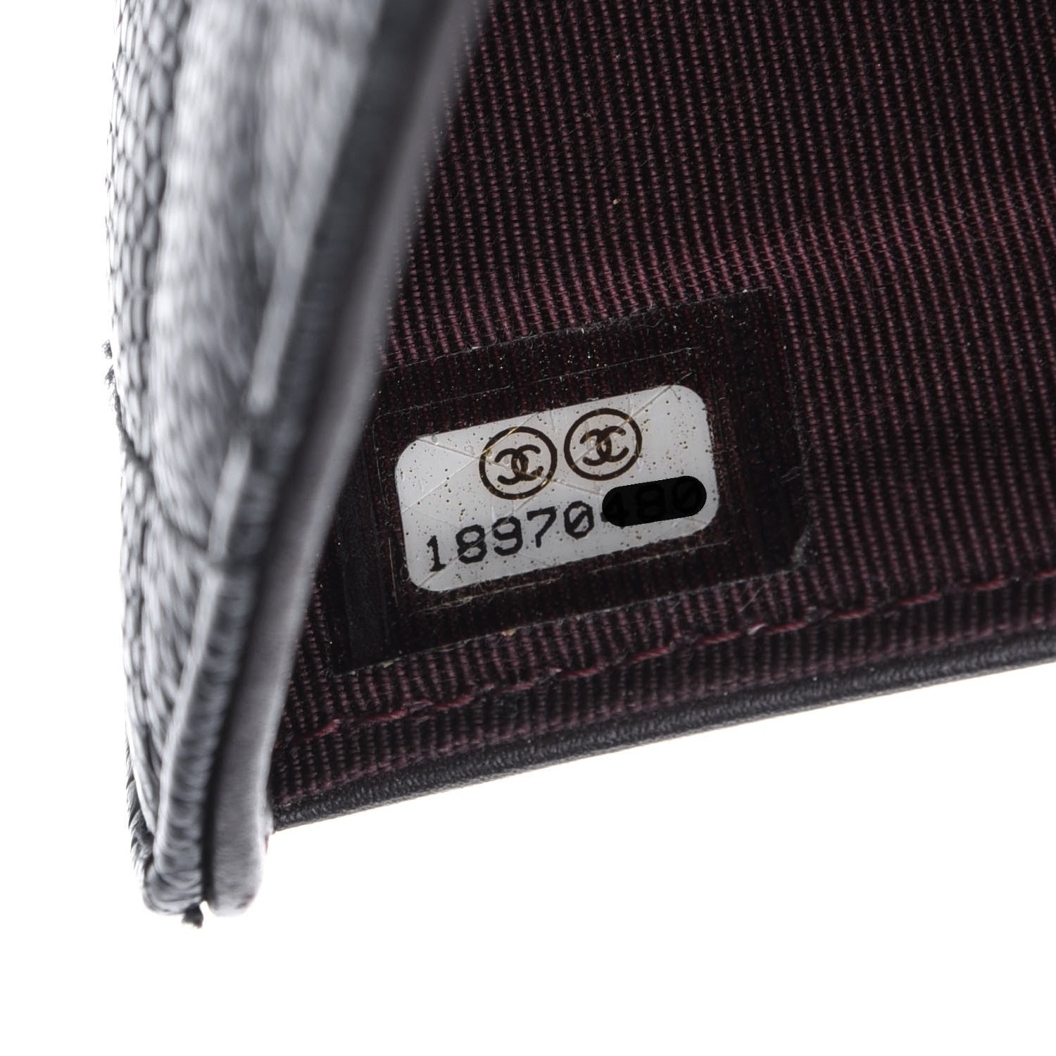 Chanel Caviar Quilted Yen Wallet Black 8 of 22