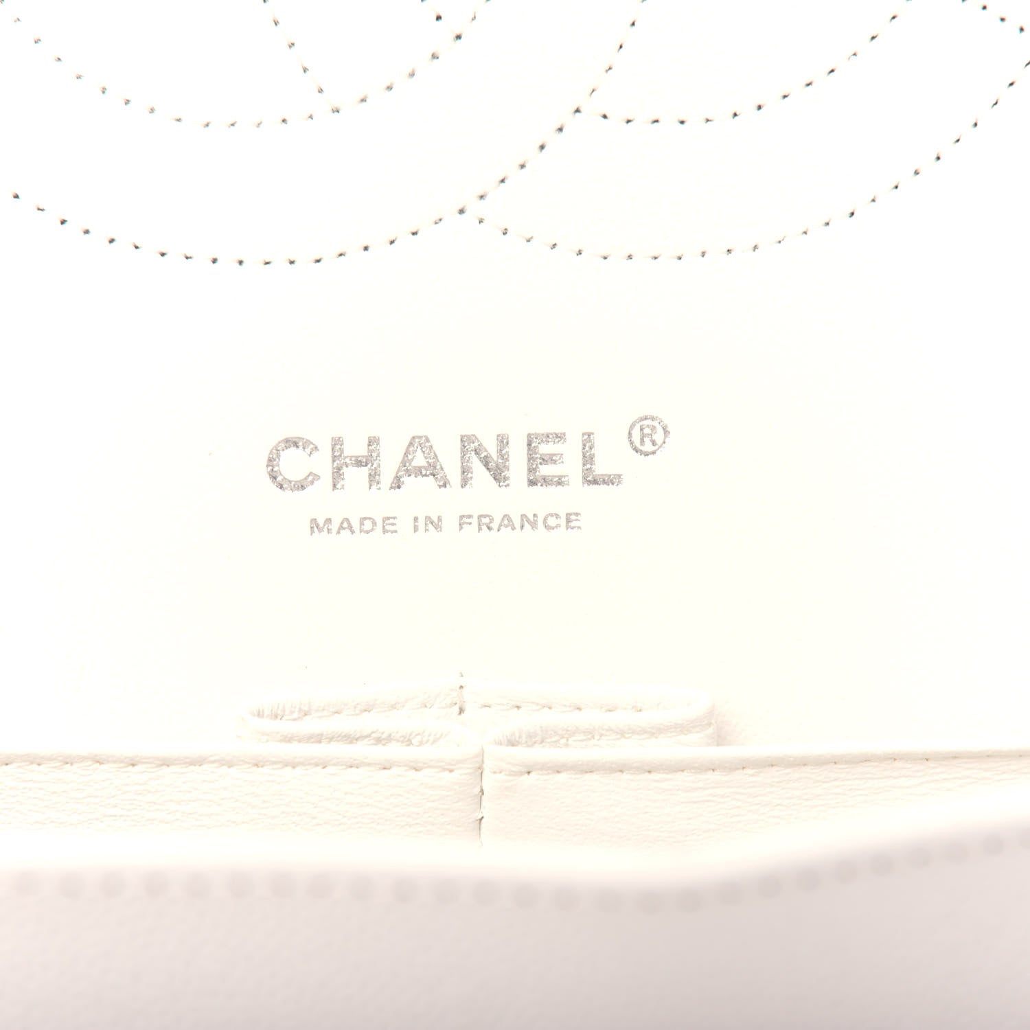 Chanel Caviar Quilted Jumbo Double Flap White 6 of 10