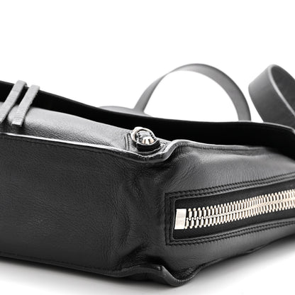 Balenciaga Calfskin Papier Sight Clutch Black 10 of 12