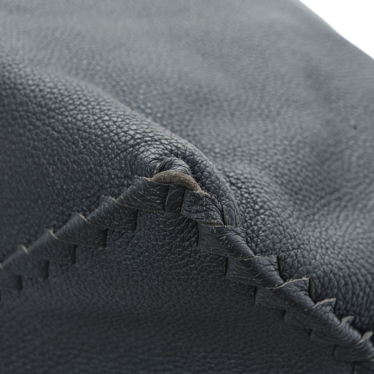 Bottega Veneta Washed Cervo Deerskin Shoulder Bag New Light Grey 11 of 13
