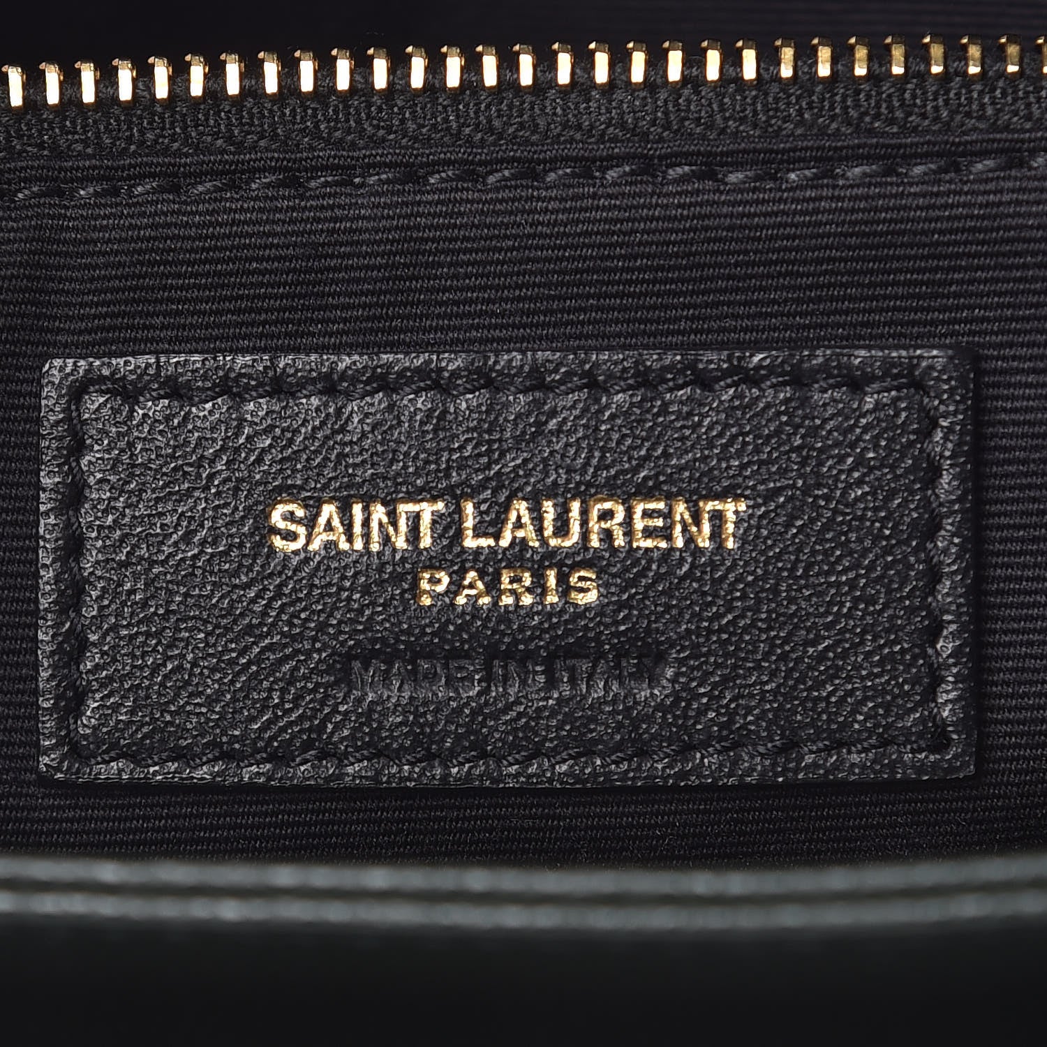 Saint Laurent Grain de Poudre Matelasse Chevron Medium Tribeca Shopping Bag Vert Fonce 7 of 13