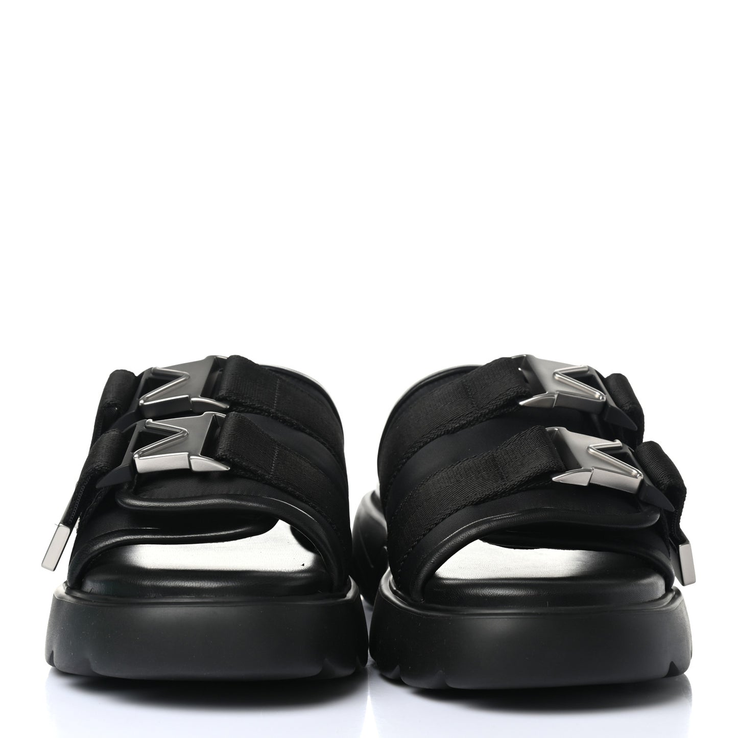 Nappa Flash 45mm Flat Sandals 38 Black
