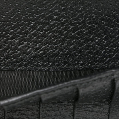 Gucci Dollar Calfskin Bee Star Zip Around Wallet Black 7 of 9