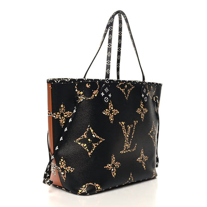 Louis Vuitton Monogram Giant Jungle Neverfull MM Black 4 of 12