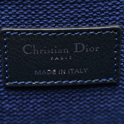 Christian Dior Canvas Embroidered Toile De Jouy Diortravel Vanity Case Blue 6 of 9
