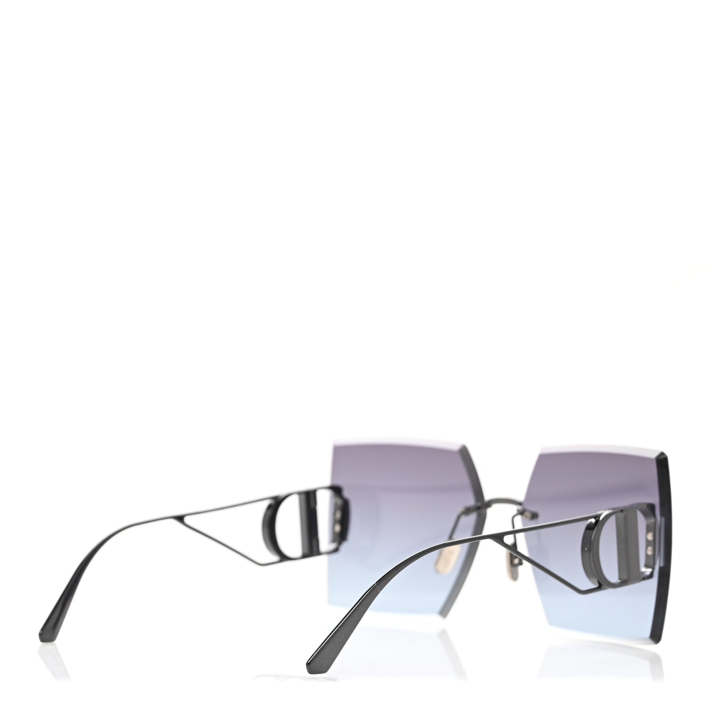 Square 30 Montaigne Sunglasses Black