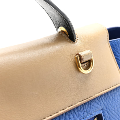Celine Elephant Calfskin Mini Tri-Color Belt Bag Indigo 11 of 11