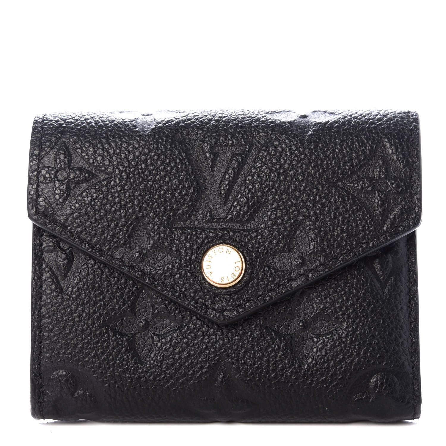 Louis Vuitton Empreinte Zoe Wallet Black 1 of 8