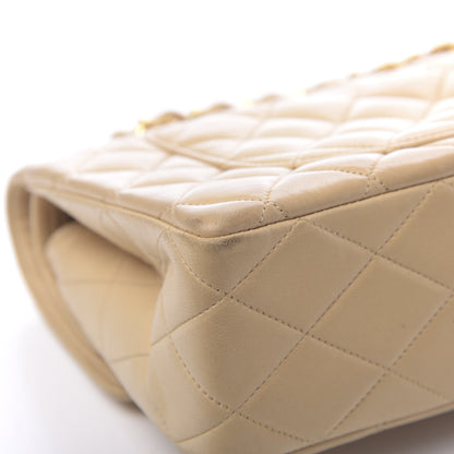 Chanel Lambskin Quilted Small Double Flap Beige 10 of 17