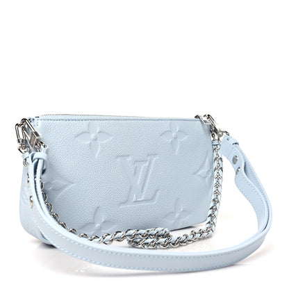 Louis Vuitton Empreinte Monogram Giant Multi Pochette Accessories Blue Hour 3 of 9