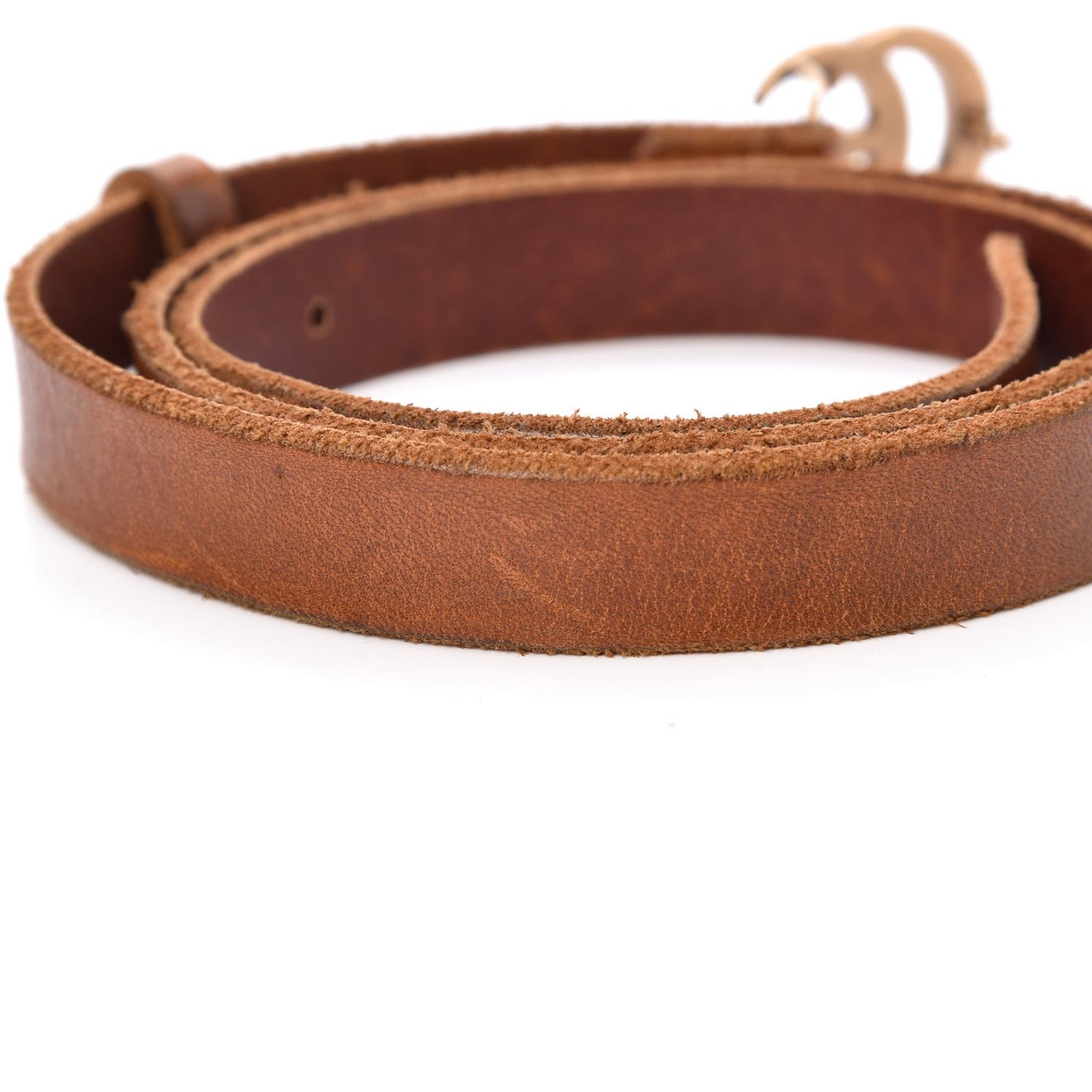 Faded Calfskin Double G 20mm Belt 85 34 Cuir