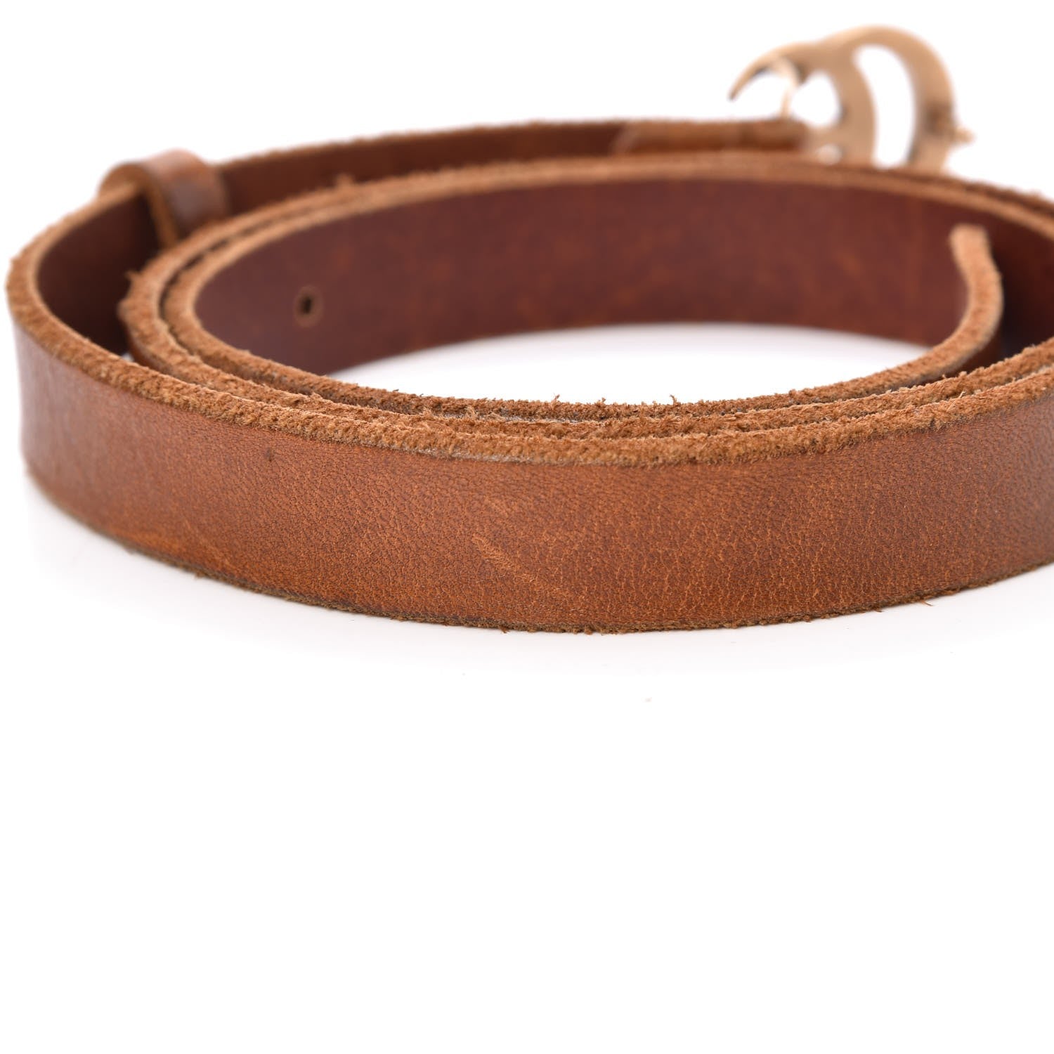 Gucci Faded Calfskin Double G 20mm Belt 85 34 Cuir 7 of 10