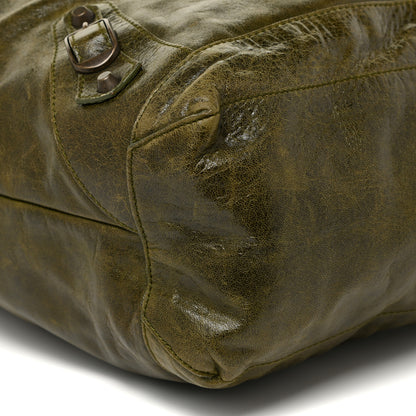 Balenciaga Agneau Classic Hardware Day Hobo Olive 9 of 18