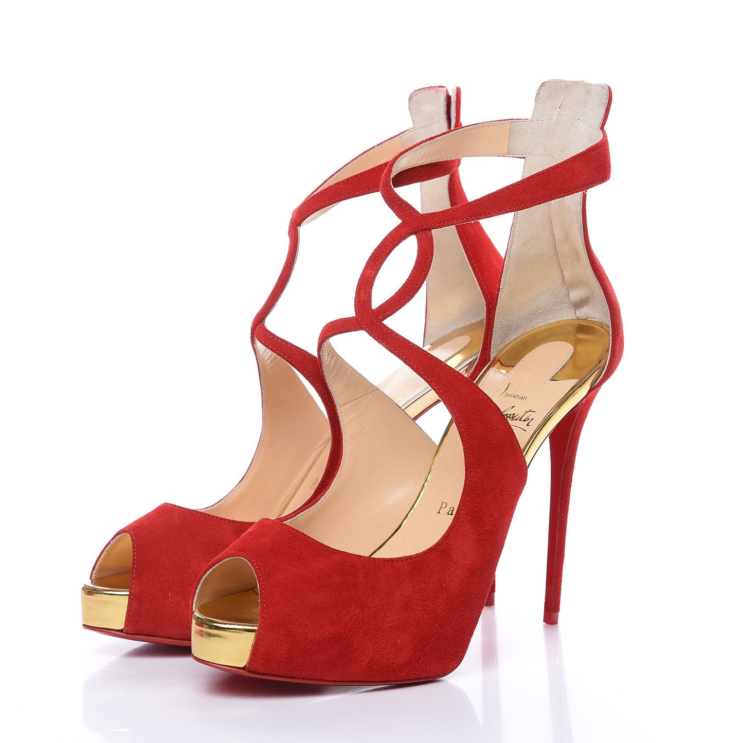 Suede Rosie 120 Pumps 38 Red