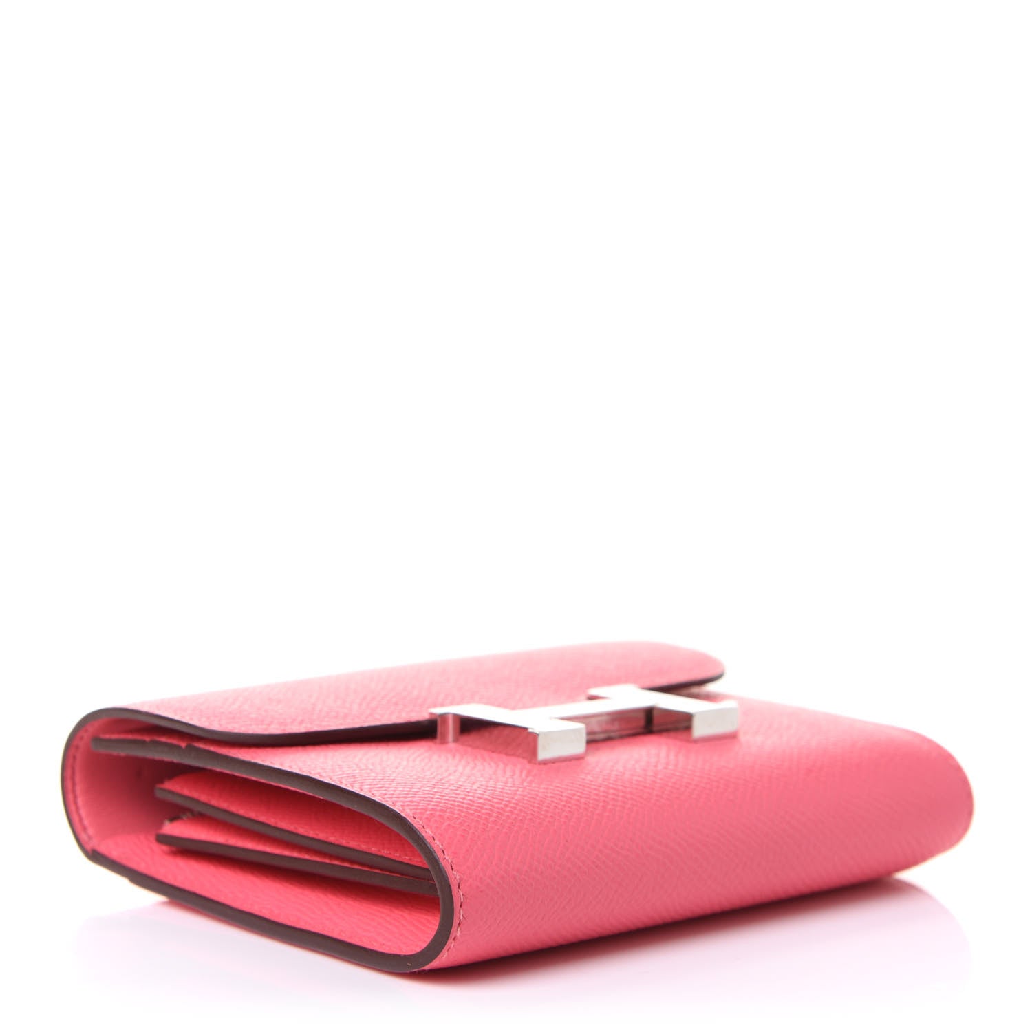 Hermes Epsom Constance Short Wallet Rose Azalee 4 of 7