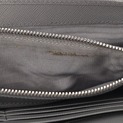 Prada Saffiano Metal Oro Chain Wallet Marmo 10 of 13