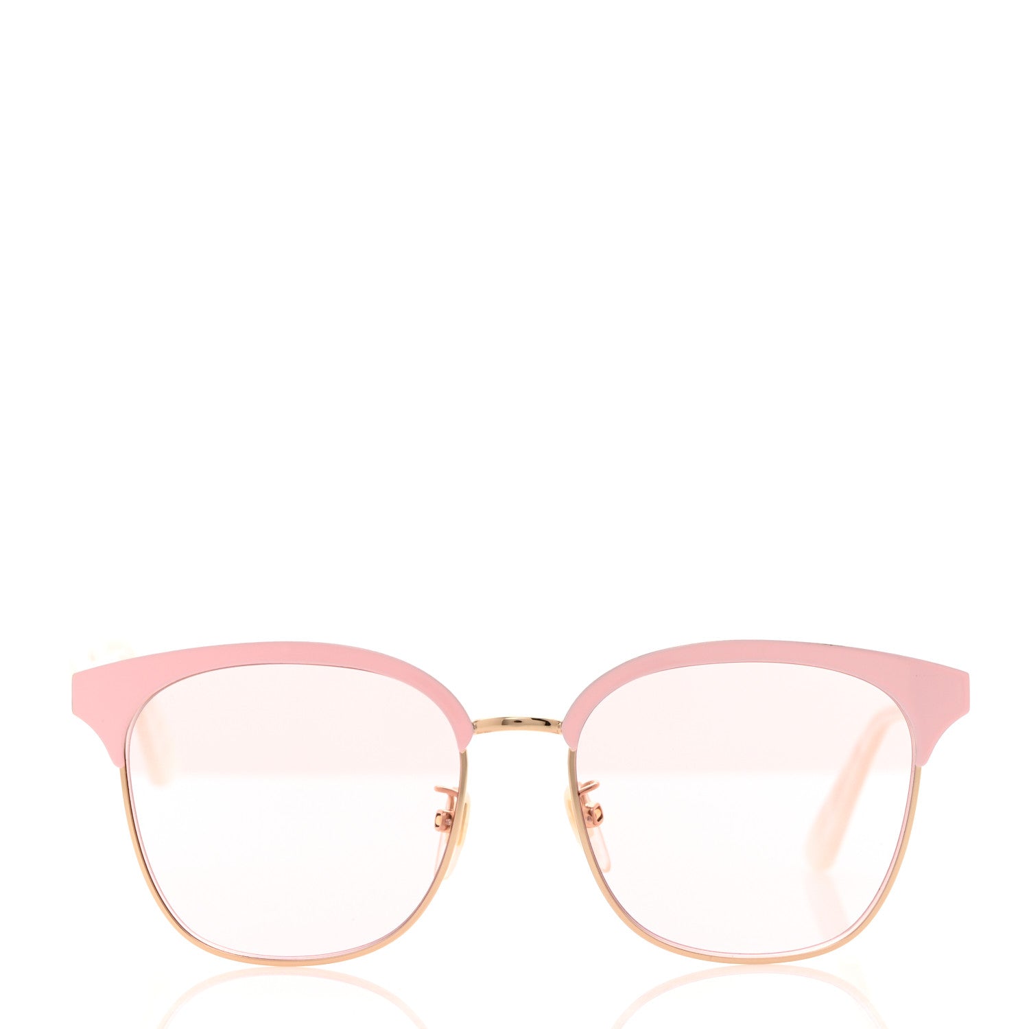 Gucci Round Metal Sunglasses GG0244S Pink 2 of 7