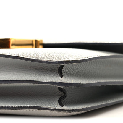 Hermes Epsom Constance 18 Bleu Glacier 10 of 11