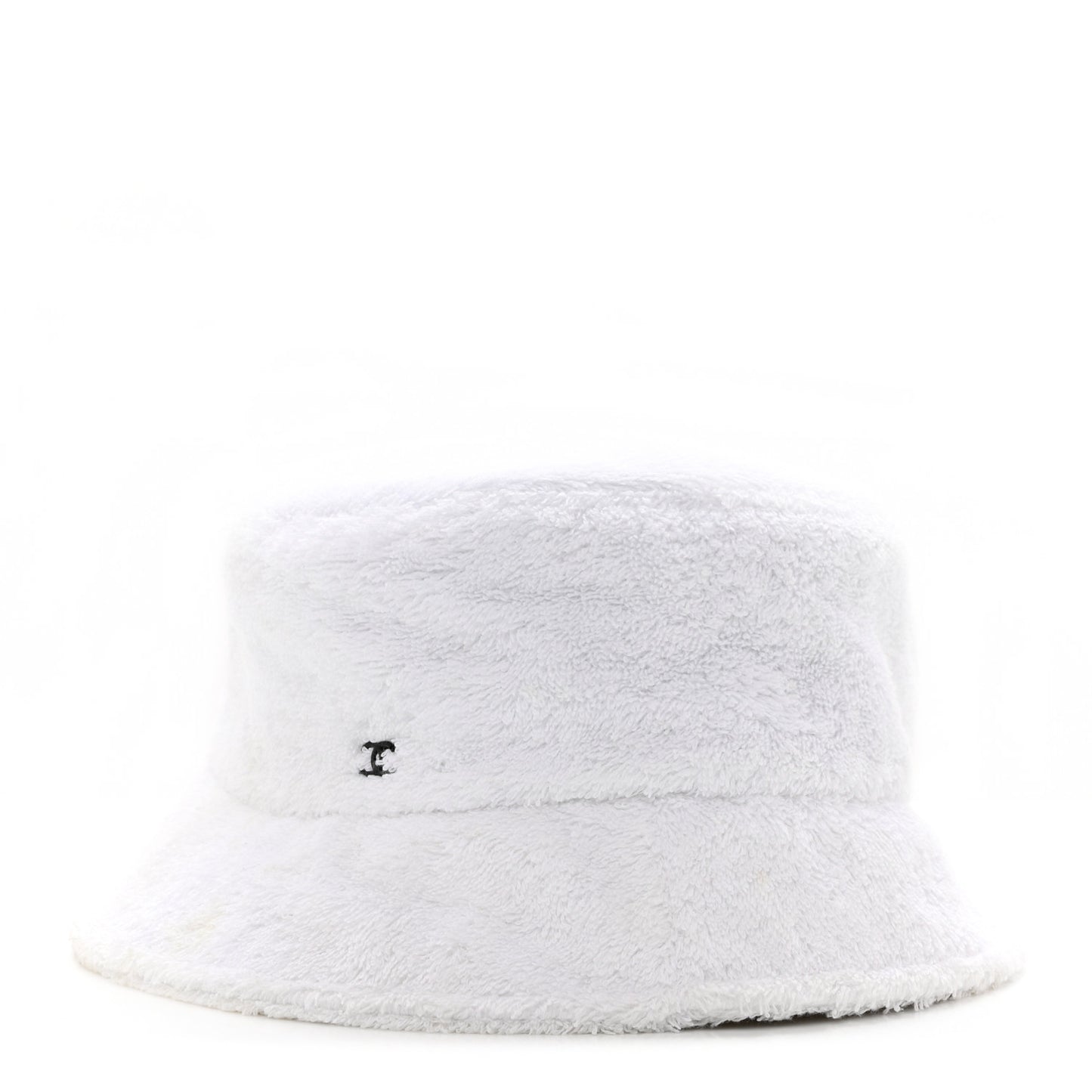Terry Cloth CC Bucket Hat M White