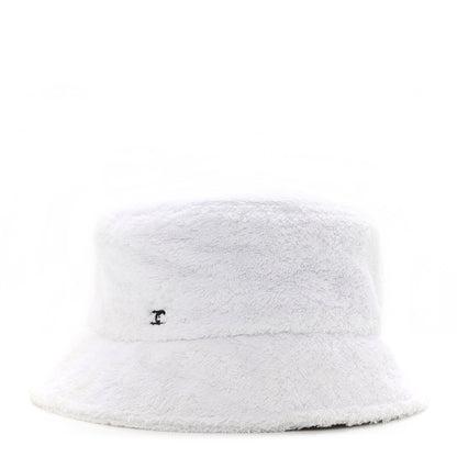 Chanel Terry Cloth CC Bucket Hat M White 1 of 9