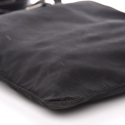 Prada Nylon Vela Flat Messenger Bag Black 7 of 11