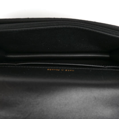 Chanel Lambskin Quilted Flap Phone Holder With Chain Black 5 of 11