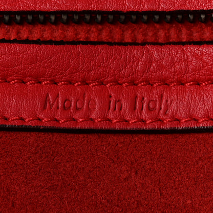 Celine Supple Calfskin Medium Phantom Luggage Vermillion 7 of 10