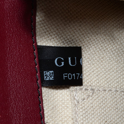 Gucci Soft Guccissima Medium Emily Chain Shoulder Bag Classic Ruby 8 of 9