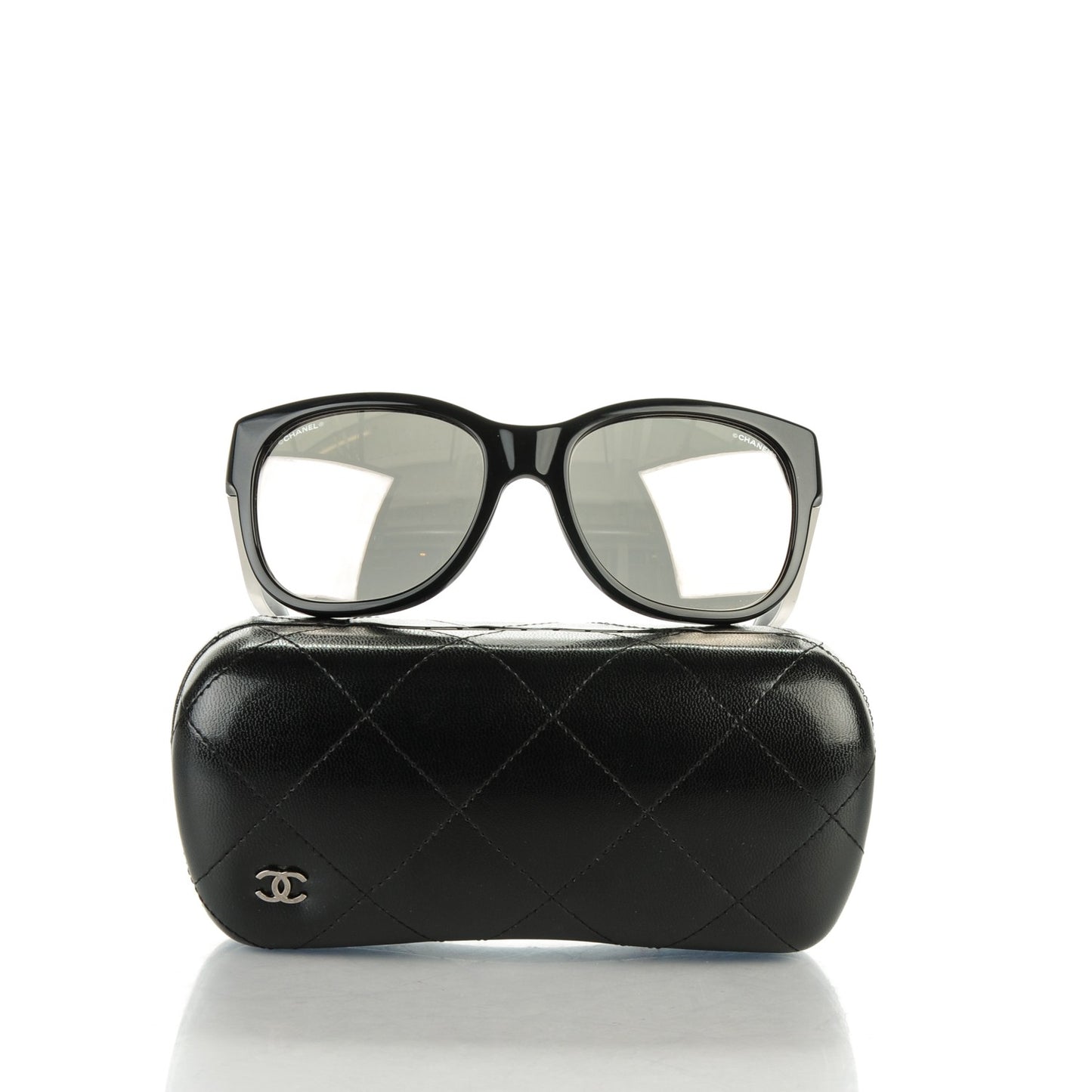 Mirrored CC Sunglasses 5270 Black Silver